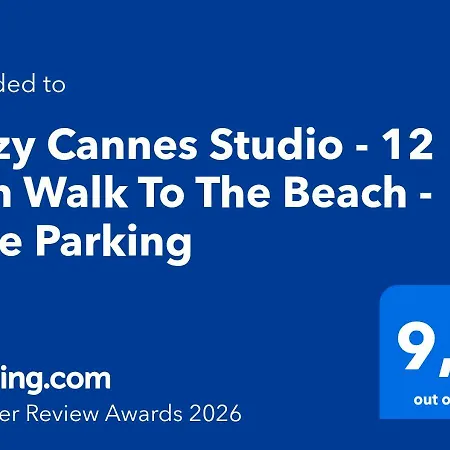 Cozy - 12 Min Walk To The - Free Parking Appartement Cannes